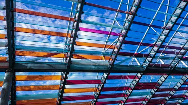 Close Up Glass Roof